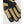 Hestra tan and black suede gloves showing palm detail