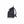 Side view of a charcoal grey roll top backpack with adjustable shoulder straps