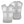 White mesh cooling vest with four integrated pockets for ice packs