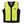 Chill-Its high visibility yellow cooling vest with black mesh side panels and front zipper