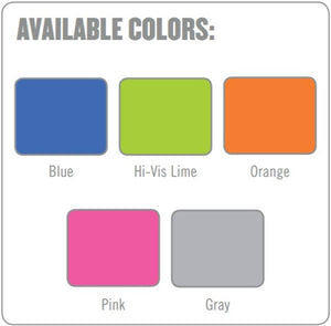 Chill-Its color options including blue, hi-vis lime, orange, pink, and gray