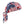 Ergodyne cooling skull cap with American flag pattern