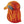 Chill-Its orange high visibility cap with neck shade and adjustable drawstring