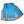 Blue and grey mesh cooling vest with front zipper closure