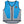 Ergodyne blue and grey cooling vest with front zipper closure