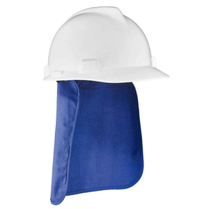 Chill-Its hard hat with blue neck shade