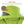 Lime green sun hat with grey mesh side vents for airflow