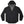 N-Ferno black hooded work jacket with grey fleece lining