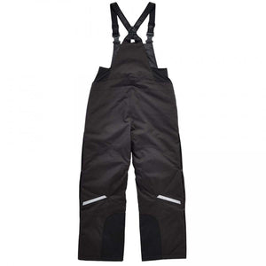 N-Ferno black insulated work bib overalls with adjustable shoulder straps