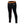 Ergodyne black thermal leggings with orange waistband and red stitching