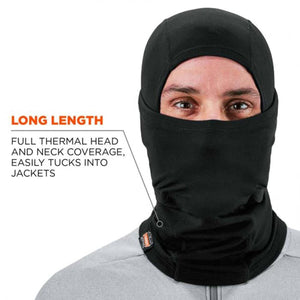 N-Ferno black thermal balaclava providing full head and neck coverage