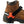 Ergodyne Trex ice traction device attached to a brown leather work boot