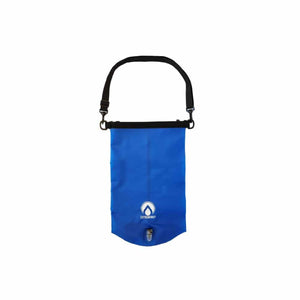 ExtremeMIST blue dry bag with black shoulder strap