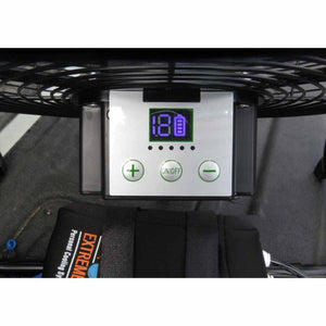 ExtremeMIST cooling system control panel with digital display and power buttons