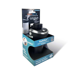 ExtremeMist GoMist water bottle drinking cap and mister in retail packaging