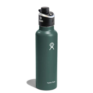 ExtremeMIST mister cap on a green Hydro Flask water bottle