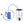 ExtremeMIST 2 liter hydration bladder with blue pump unit and remote control