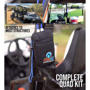 ExtremeMist personal cooling system kit attached to a vehicle roll cage