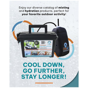 ExtremeMist portable misting system kit and cooling pack
