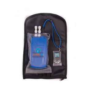 ExtremeMIST personal cooling system with remote and carrying case