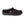 Cloud Nine Sheepskin charcoal wool slipper with black trim and rubber sole