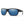 Smith Optics sunglasses with matte black frames and blue reflective lenses