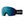Smith Optics snow goggles with blue mirrored lens and black strap