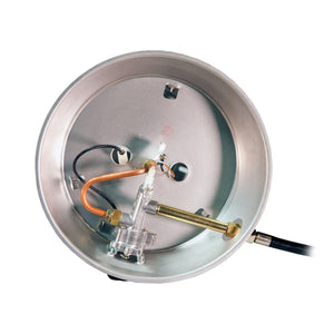 World Marketing heater burner assembly with copper tubing and gas valve
