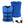 Gerbing blue heated vest with visible heating elements and battery pack