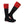 Lenz black and red knee high socks
