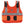Ergodyne orange cooling vest with reflective strips and black shoulder accents