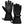 ActionHeat black insulated winter gloves with adjustable wrist straps and drawstring cuffs