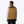 Back view of a man wearing a tan and brown Mobile Warming vest over a grey long sleeve shirt