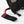 Hestra black glove cuff with red branded pull tab and Gore-Tex logo