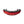 Curved red LED bicycle tail light with black housing