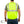 Back view of a person wearing a neon yellow Mobile Cooling high visibility safety vest with reflective strips