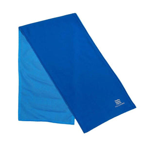 Mobile Cooling blue cooling towel with mesh texture
