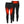 Mobile Warming black heated leggings with highlighted heating zones on thighs and lower back