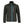 Mobile Warming black softshell jacket with blue front zipper and chest pocket