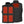 Mobile Warming black heated vest showing front and back heating element zones