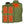 Mobile Warming olive green heated vest showing front and back heating elements