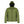 Mobile Warming olive green hooded puffer jacket with front zipper and side pockets