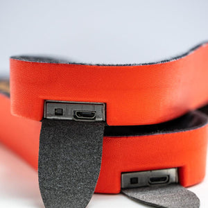 Mobile Warming heated insole charging ports