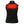 Back view of black Mobile Warming heated vest showing glowing red heating element on upper back