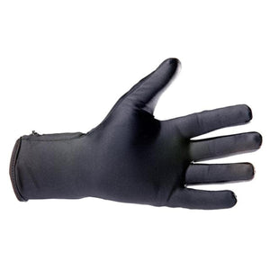 Fired Up X black athletic glove with wrist zipper