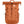 Fjallraven Abisko 25 rolltop backpack in terracotta orange with front bungee cord system and side mesh pockets
