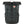 Fjallraven Abisko roll top backpack in black with front bungee cord and side mesh pockets