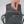Hand pulling the zipper on a grey FjallRaven shoulder bag