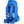 Back view of blue FjallRaven Kajka 35 backpack showing adjustable straps and wooden frame
