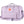 Fjallraven Kanken lavender duffel bag with front pocket and top handles